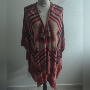 Mossimo Supply Co. Multicolor Poncho